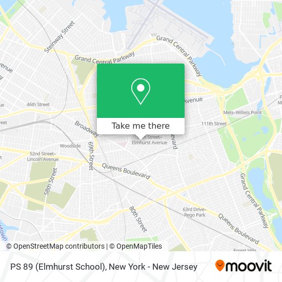 Mapa de PS 89 (Elmhurst School)