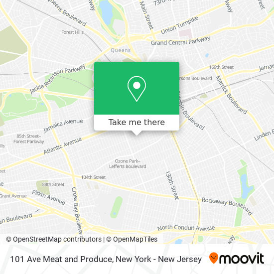 Mapa de 101 Ave Meat and Produce