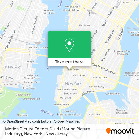 Motion Picture Editors Guild (Motion Picture Industry) map