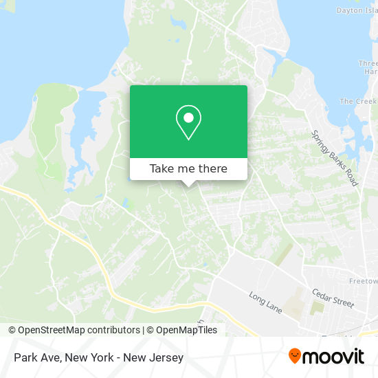 Mapa de Park Ave
