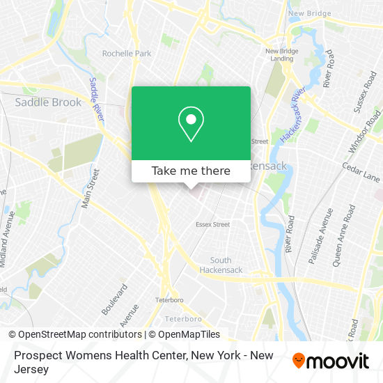 Prospect Womens Health Center map