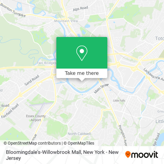 Mapa de Bloomingdale's-Willowbrook Mall