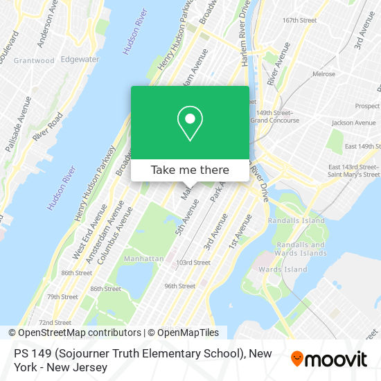 Mapa de PS 149 (Sojourner Truth Elementary School)