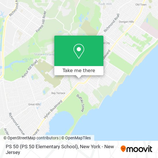 PS 50 (PS 50 Elementary School) map