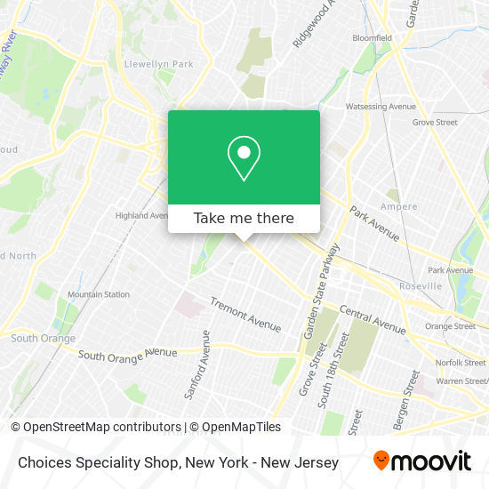 Choices Speciality Shop map