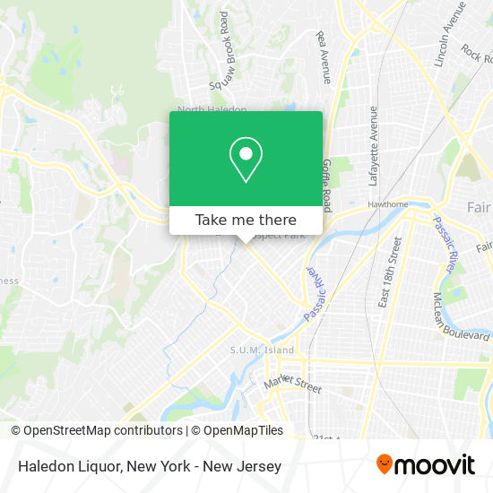 Mapa de Haledon Liquor