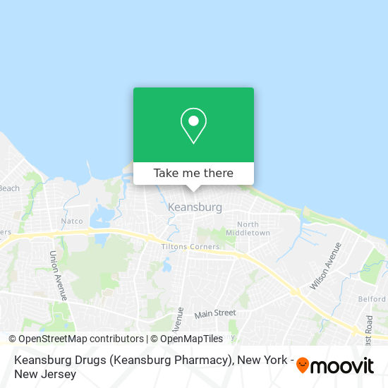 Mapa de Keansburg Drugs (Keansburg Pharmacy)