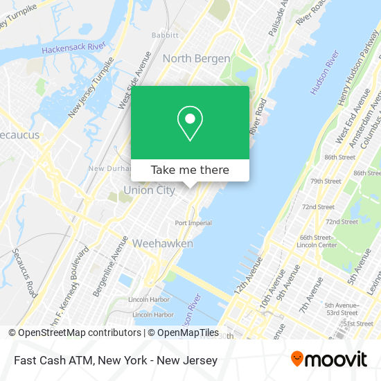 Fast Cash ATM map