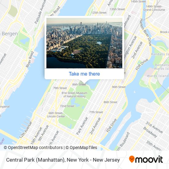Central Park (Manhattan) map