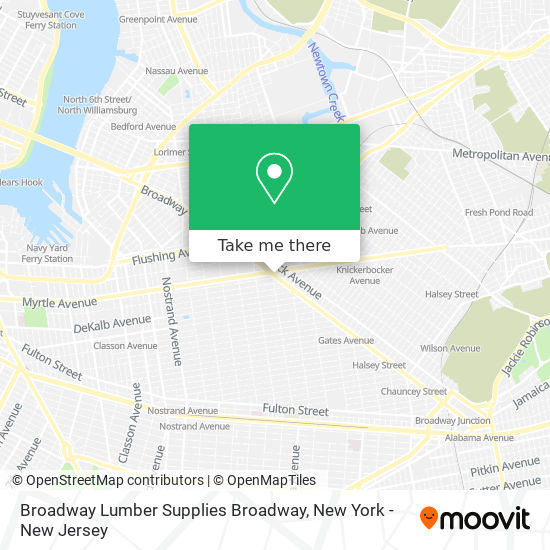 Mapa de Broadway Lumber Supplies Broadway