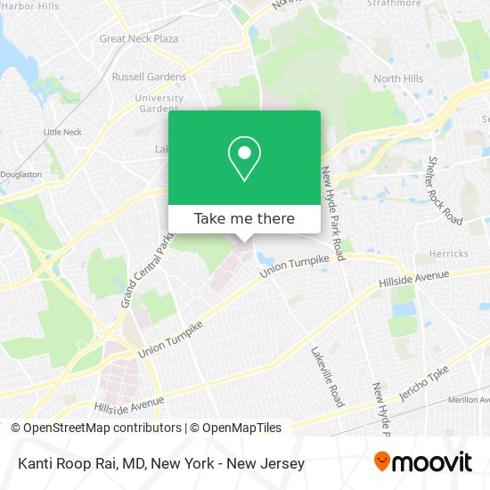 Kanti Roop Rai, MD map