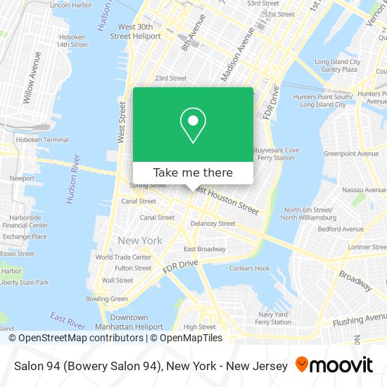Mapa de Salon 94 (Bowery Salon 94)