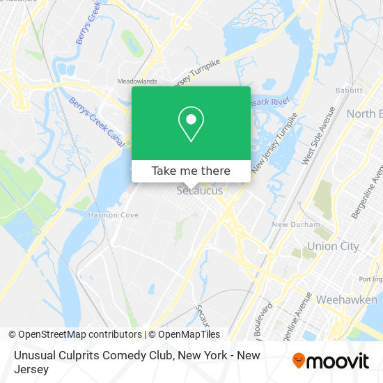 Mapa de Unusual Culprits Comedy Club