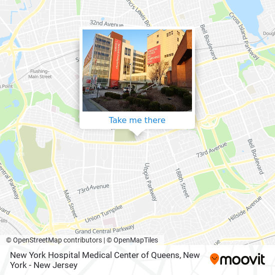 Mapa de New York Hospital Medical Center of Queens