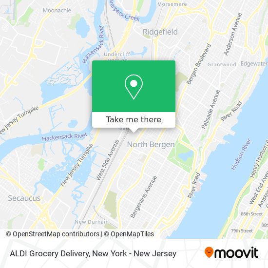 Mapa de ALDI Grocery Delivery