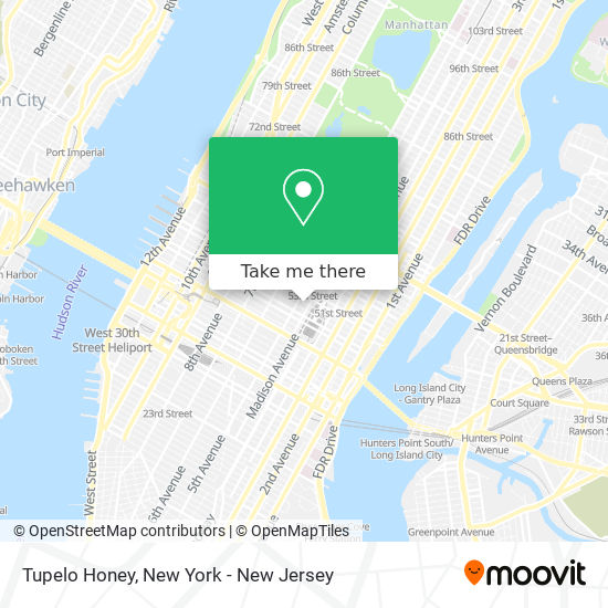 Mapa de Tupelo Honey