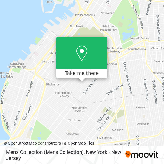 Men's Collection (Mens Collection) map