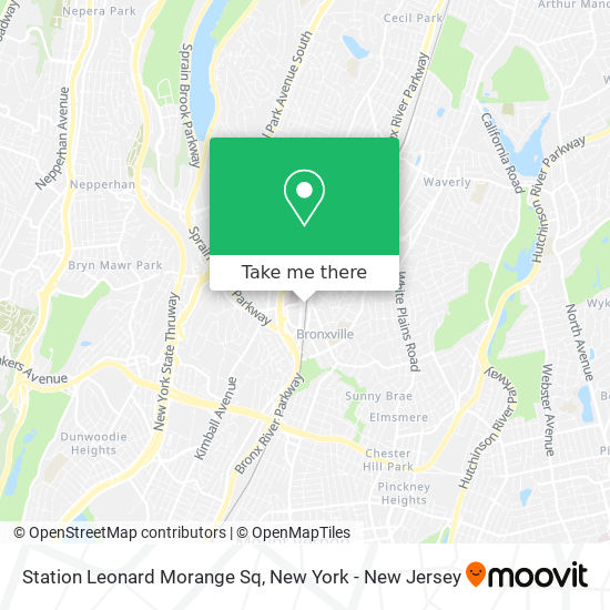 Mapa de Station Leonard Morange Sq