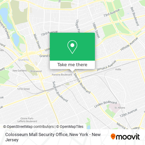 Mapa de Colosseum Mall Security Office