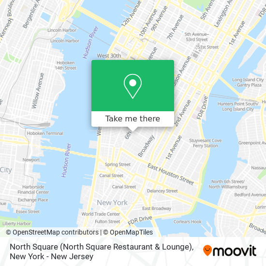 North Square (North Square Restaurant & Lounge) map
