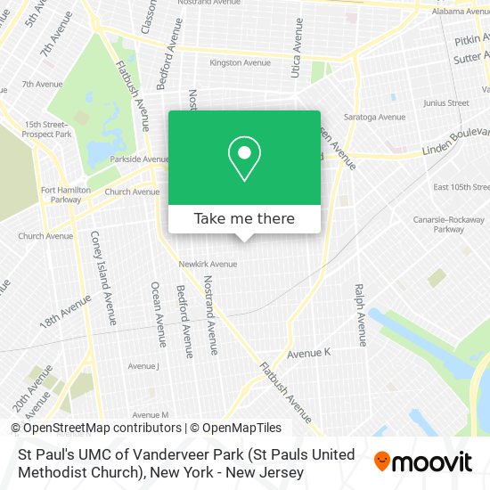 St Paul's UMC of Vanderveer Park (St Pauls United Methodist Church) map