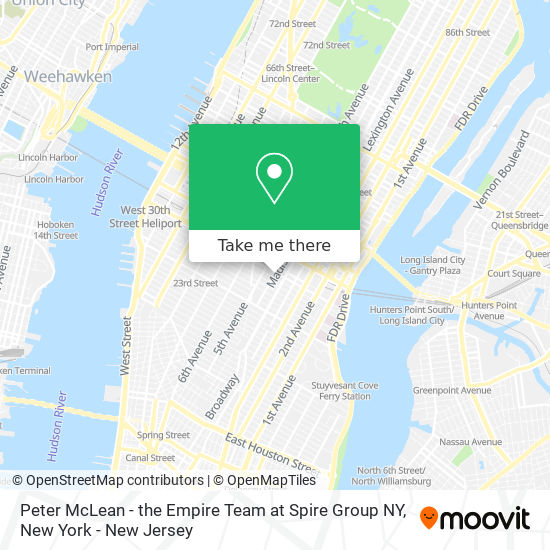 Mapa de Peter McLean - the Empire Team at Spire Group NY