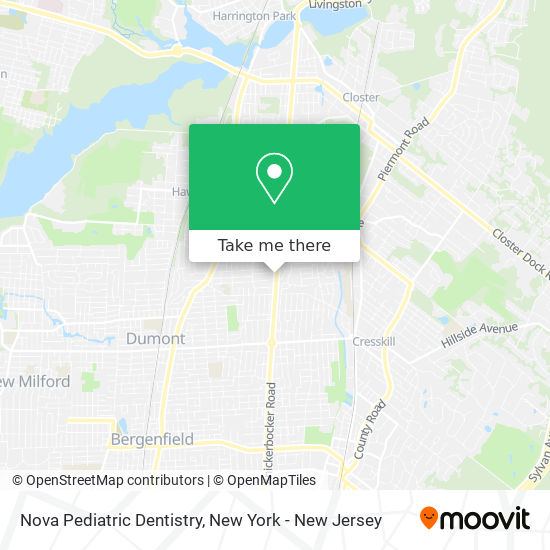 Nova Pediatric Dentistry map