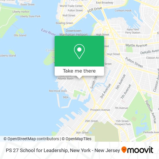 Mapa de PS 27 School for Leadership