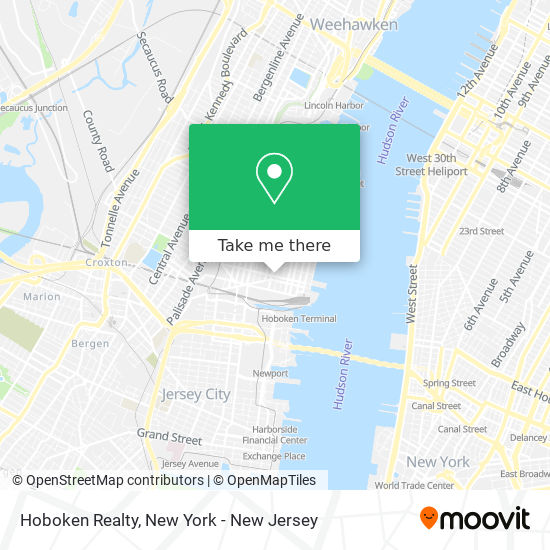 Mapa de Hoboken Realty