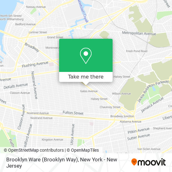 Mapa de Brooklyn Ware (Brooklyn Way)