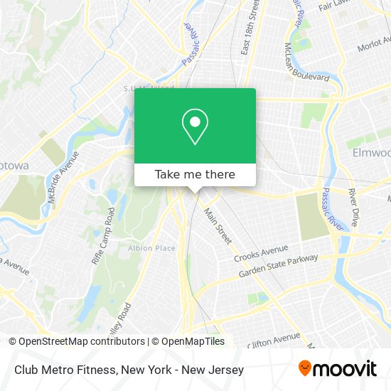 Mapa de Club Metro Fitness