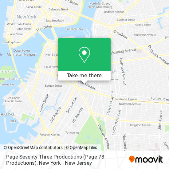 Page Seventy-Three Productions (Page 73 Productions) map