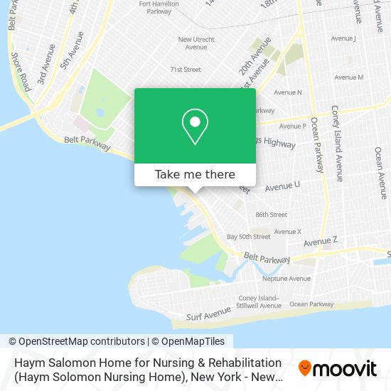 Haym Salomon Home for Nursing & Rehabilitation (Haym Solomon Nursing Home) map
