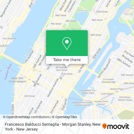 Mapa de Francesco Balducci Sernaglia - Morgan Stanley