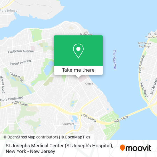 Mapa de St Josephs Medical Center (St Joseph's Hospital)