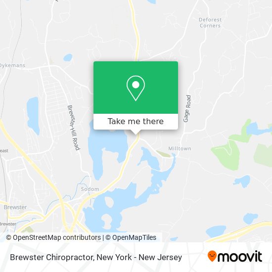 Brewster Chiropractor map