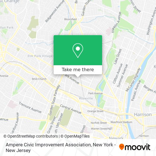 Ampere Civic Improvement Association map