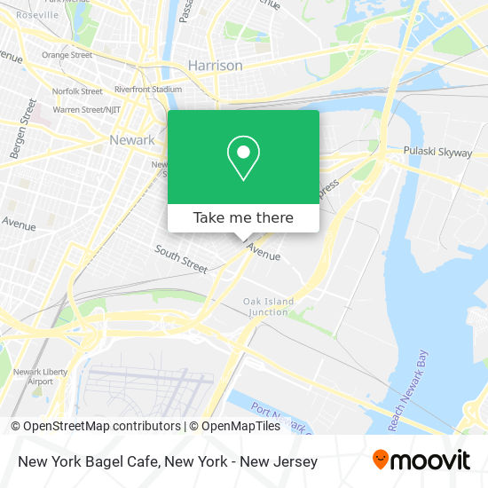 Mapa de New York Bagel Cafe