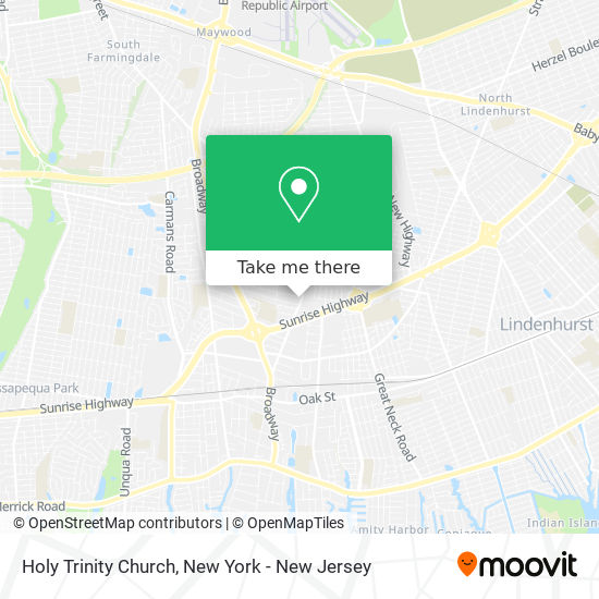 Holy Trinity Church map