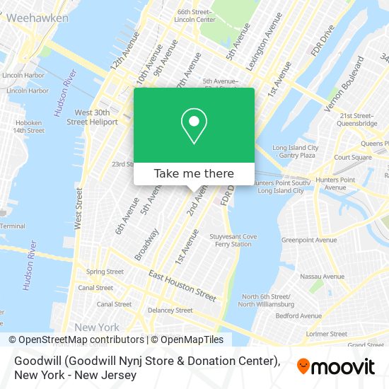Mapa de Goodwill (Goodwill Nynj Store & Donation Center)
