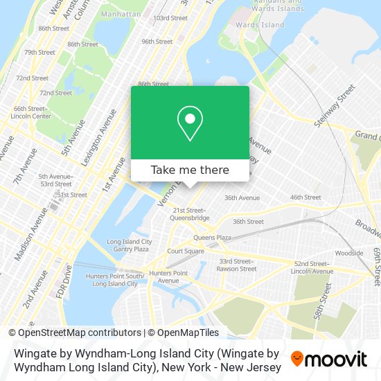 Wingate by Wyndham-Long Island City map