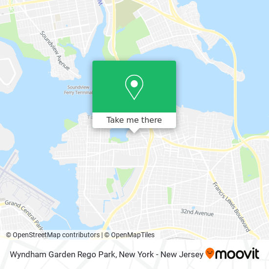 Mapa de Wyndham Garden Rego Park