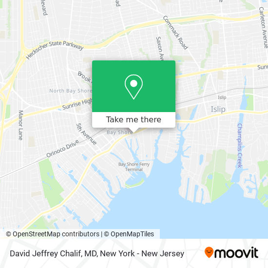 David Jeffrey Chalif, MD map