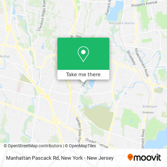 Manhattan Pascack Rd map