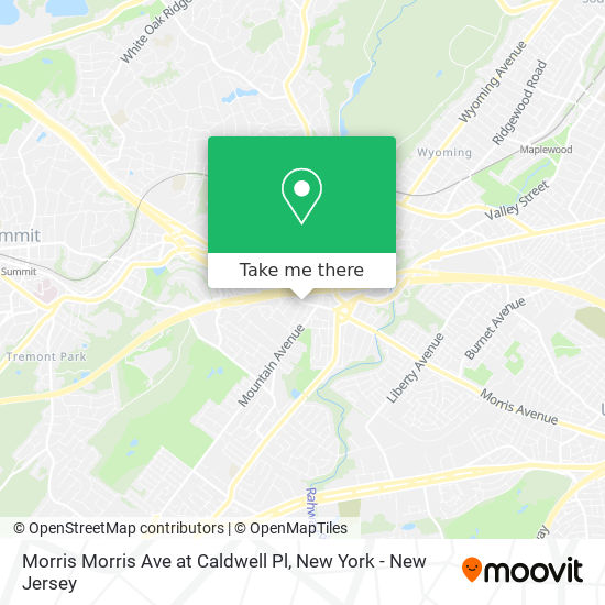 Mapa de Morris Morris Ave at Caldwell Pl