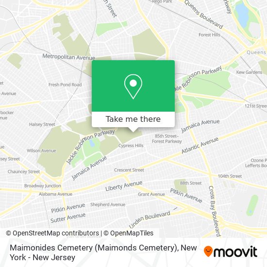 Maimonides Cemetery (Maimonds Cemetery) map
