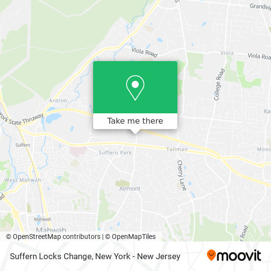 Suffern Locks Change map