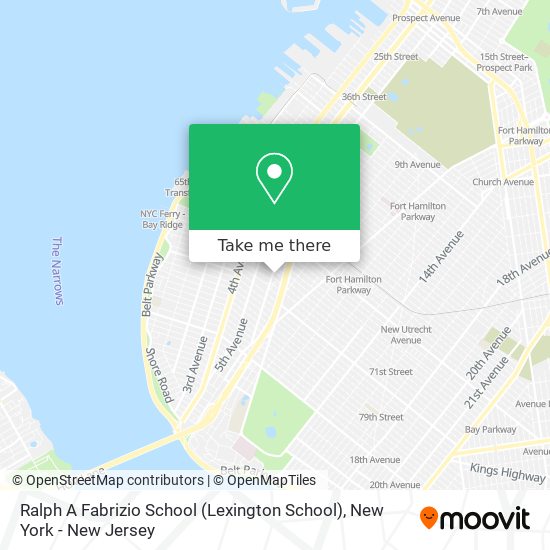 Mapa de Ralph A Fabrizio School (Lexington School)