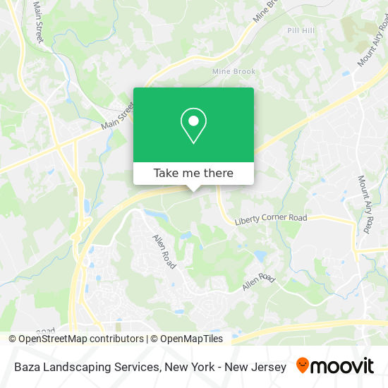 Baza Landscaping Services map