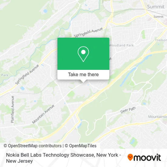Nokia Bell Labs Technology Showcase map
